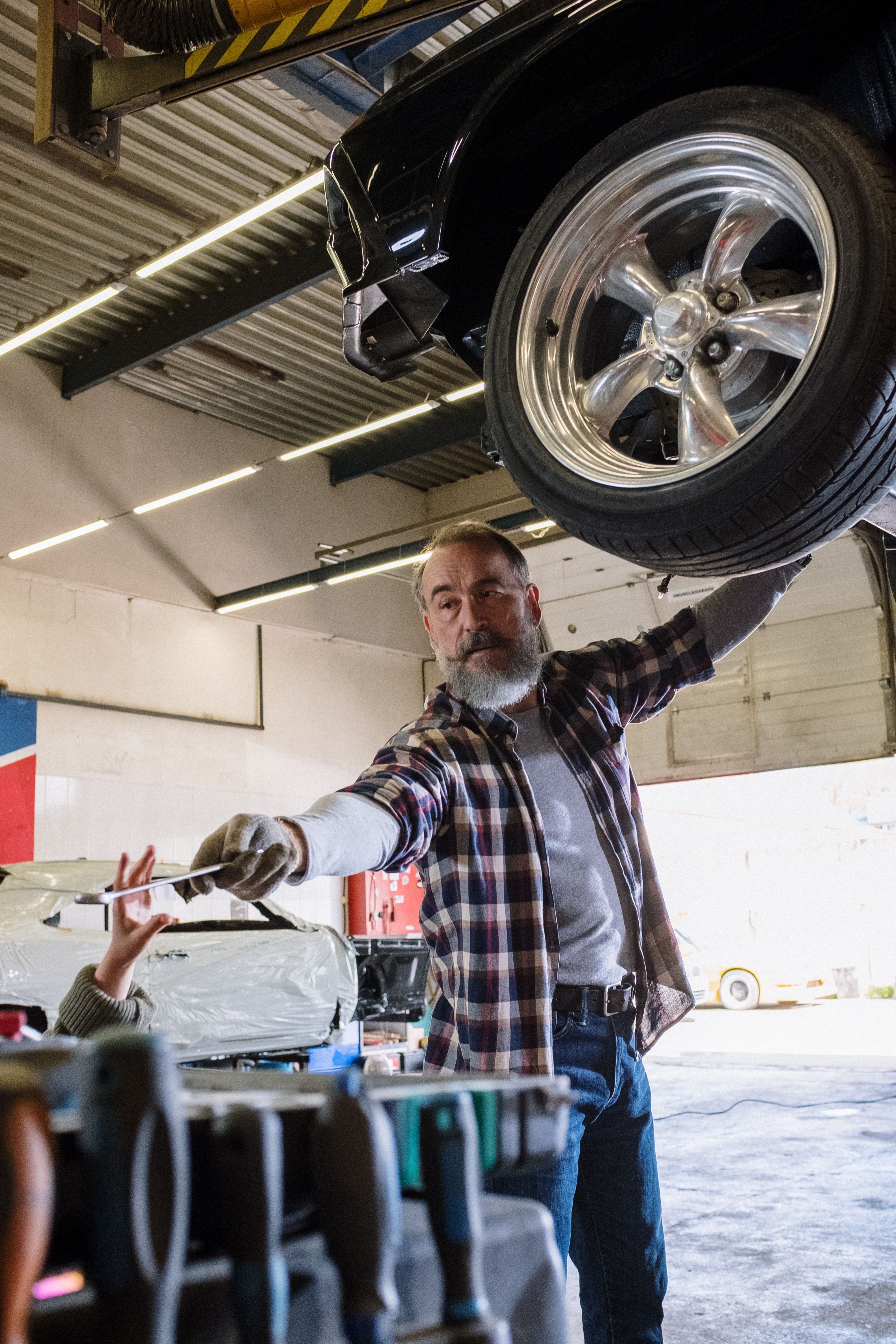 Classic car restoration work